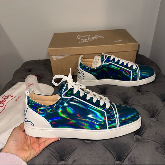 Christian Louboutin Other - New Size 46 Christian Louboutin Fun Louis Junior Patent Leather Low-top Sneaker